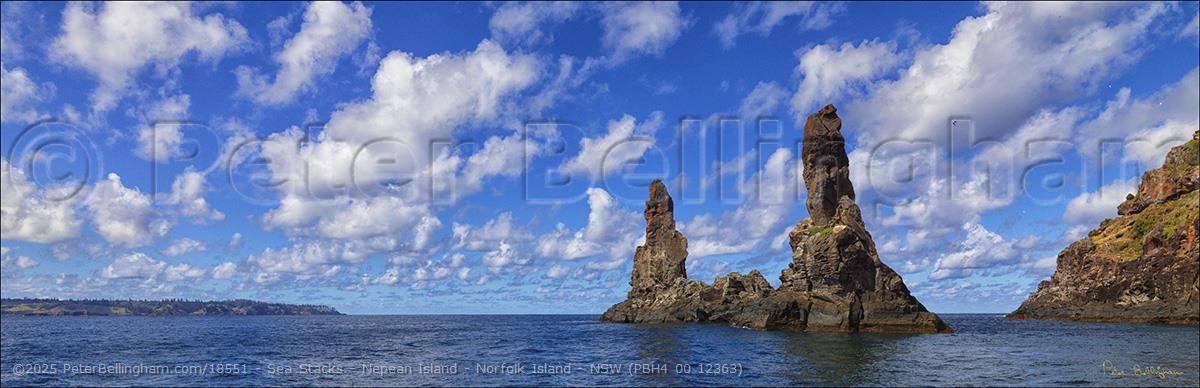 Peter Bellingham Photography Sea Stacks - Nepean Island - Norfolk Island - NSW (PBH4 00 12363)